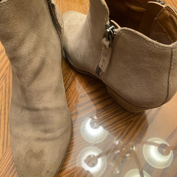 Frye Tan Suede Ankle Boots - Picture 5 of 10